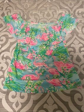 Lilly Pulitzer Flamingo Top Size Small